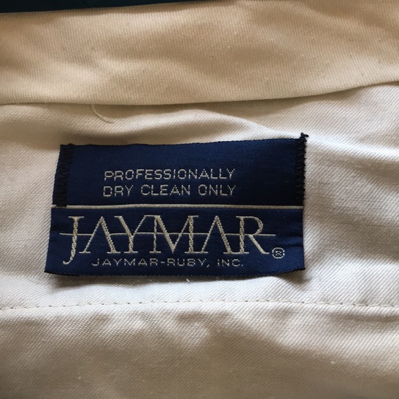 Jaymar-Ruby Vintage 34 x 30 men’s pants w buttons for suspenders, pleated front. - Picture 10 of 12